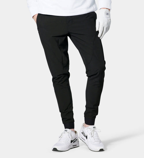 LUXE GOLF JOGGERS - BLACK