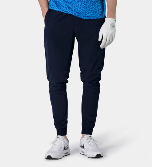LUXE GOLF JOGGERS - NAVY