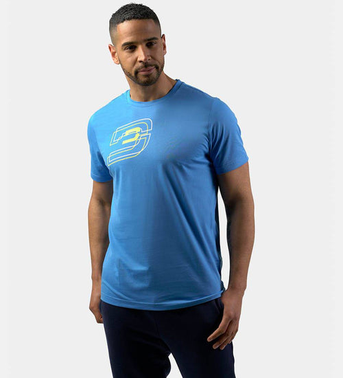 MEN'S EXPLODED T-SHIRT - BLUE