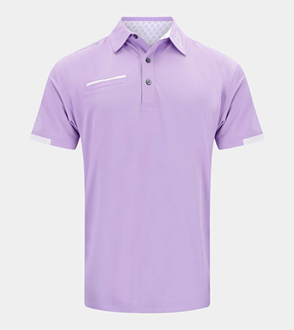 MEN'S FASHION POCKET POLO SHIRT - VIOLET