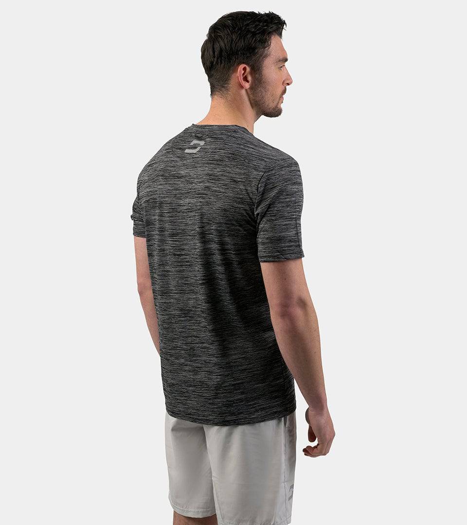 MEN'S FLEK STRETCH SPORTS T-SHIRT - CHARCOAL