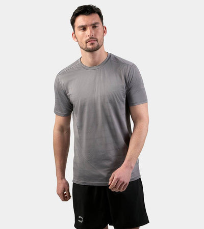 MEN'S PERFORATED SPORTS T-SHIRT - GREY