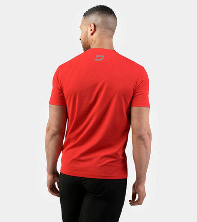 MEN'S RUN SPORTS T-SHIRT - RED