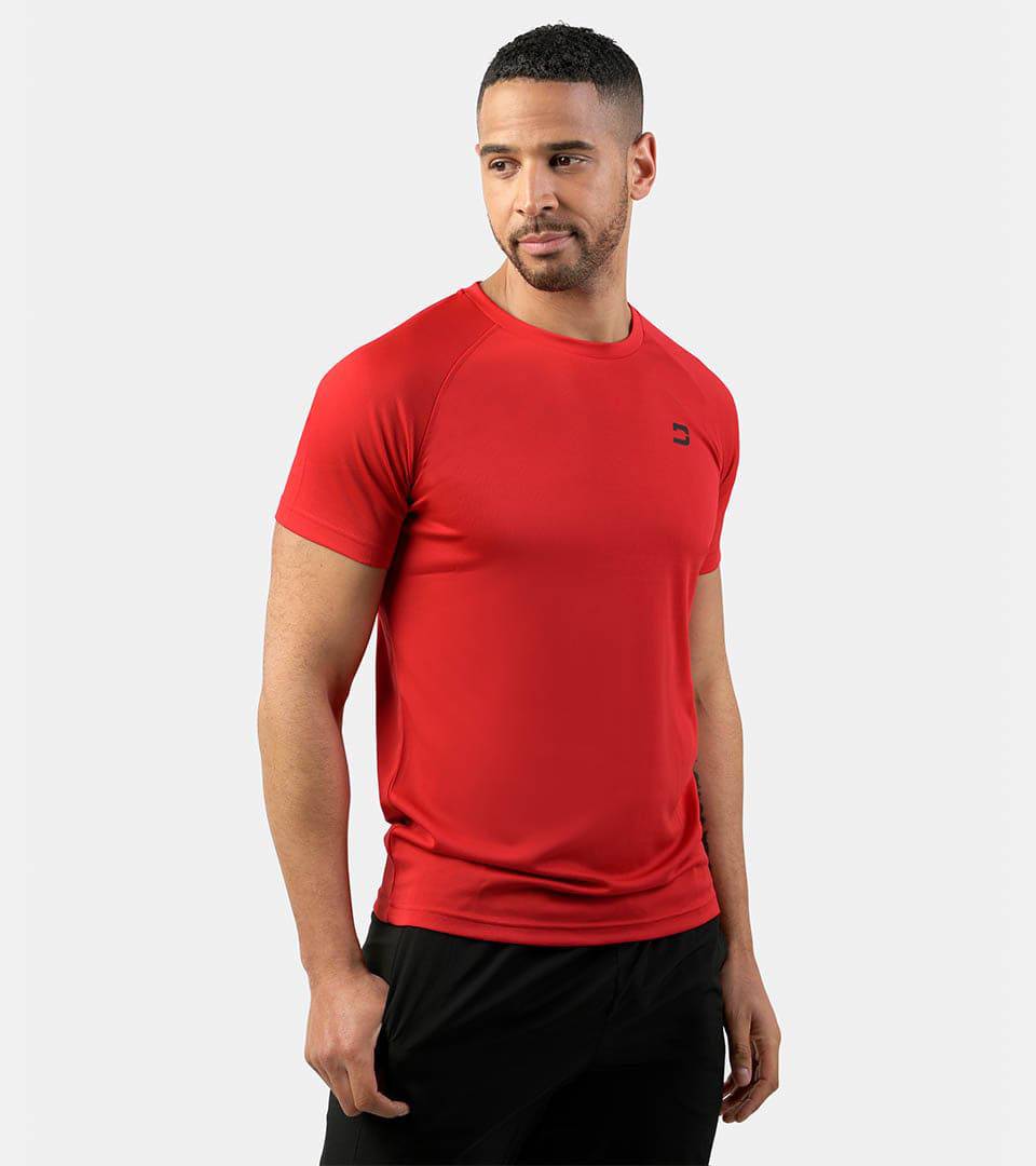 MEN'S TRAINING T-SHIRT - RED