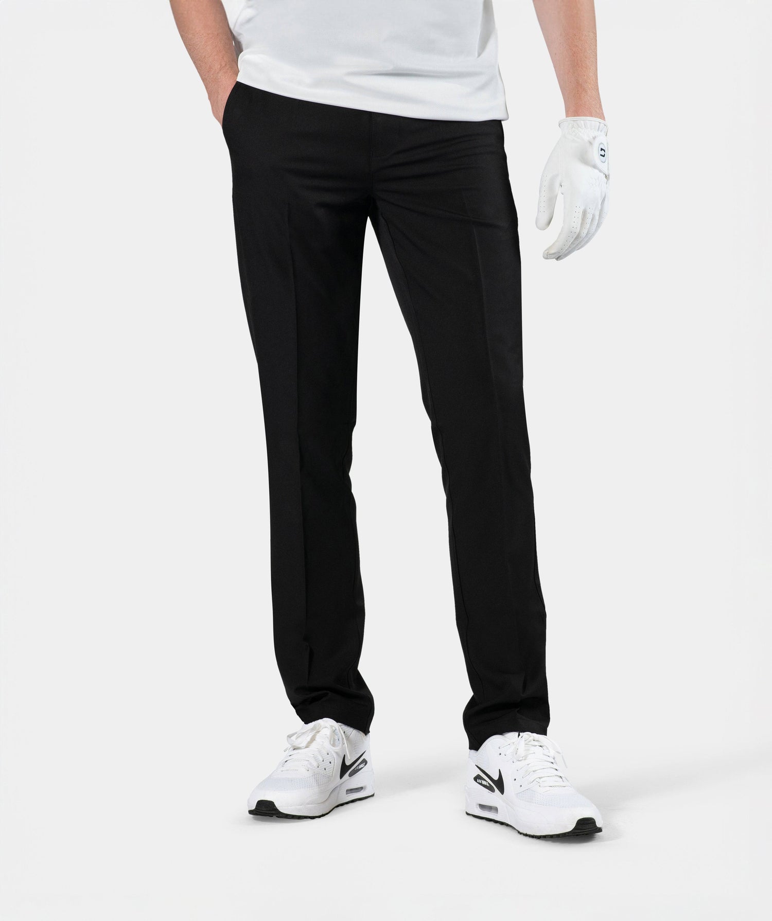 MENS CLIMA GOLF TROUSERS BLACK