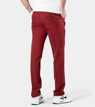 MENS CLIMA GOLF TROUSERS BURGUNDY