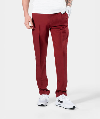 MENS CLIMA GOLF TROUSERS BURGUNDY