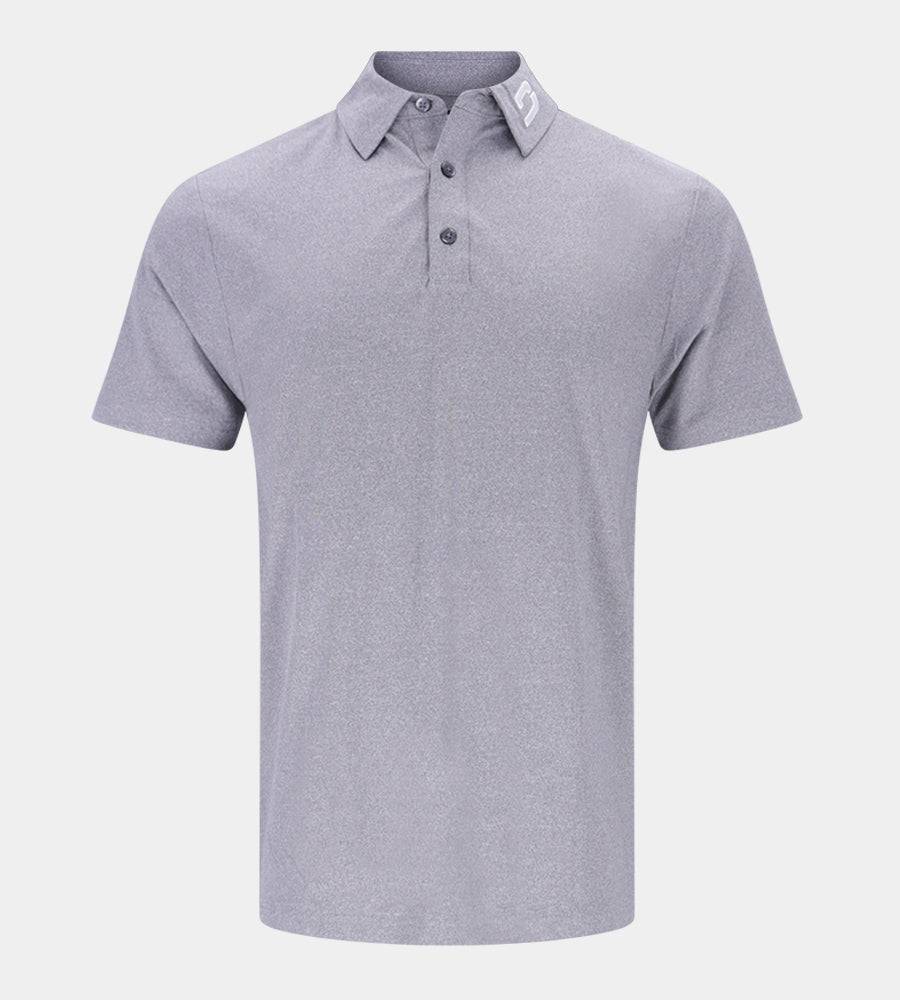 MENS PERFORMANCE GOLF POLO - GREY