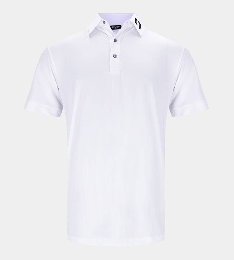 MENS PERFORMANCE GOLF POLO - WHITE