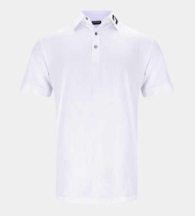 MENS PERFORMANCE GOLF POLO - WHITE