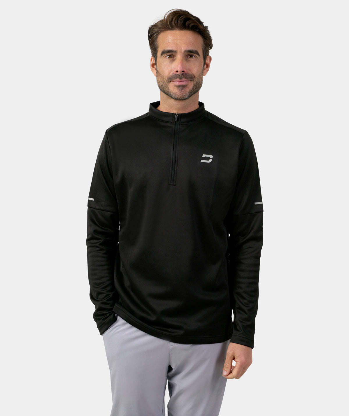 MENS ULTRA FIT MIDLAYER - BLACK