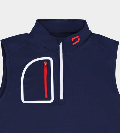 NAUTICAL SLEEVELESS - NAVY