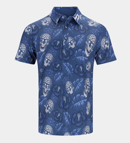 PINEAPPLE SKULLZ 2.0 POLO - NAVY