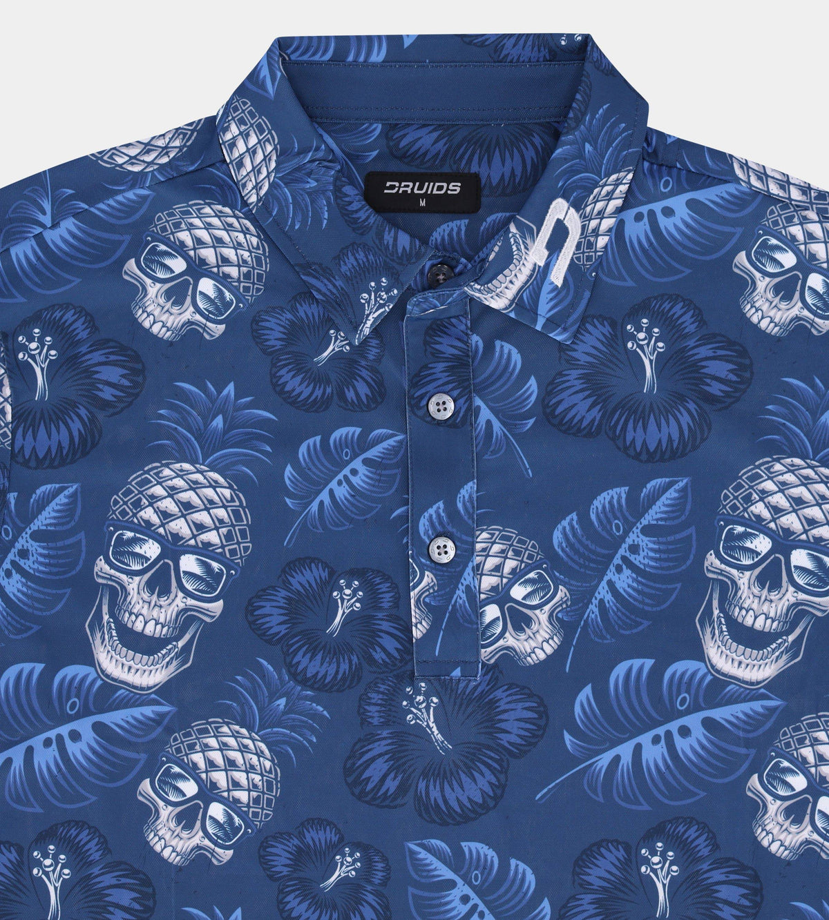 PINEAPPLE SKULLS 2.0 POLO - NAVY