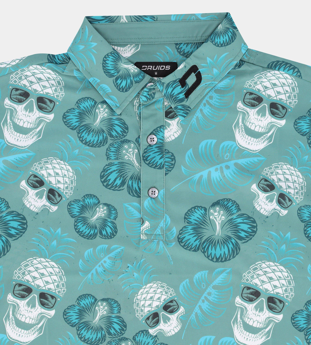 PINEAPPLE SKULLZ 2.0 POLO - SAGE