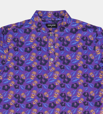 PINEAPPLE SKULLZ PRIME POLO - PURPLE