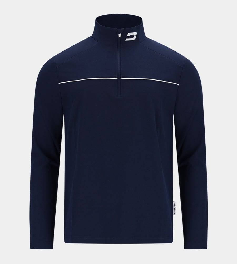 PIQUE MIDLAYER - NAVY