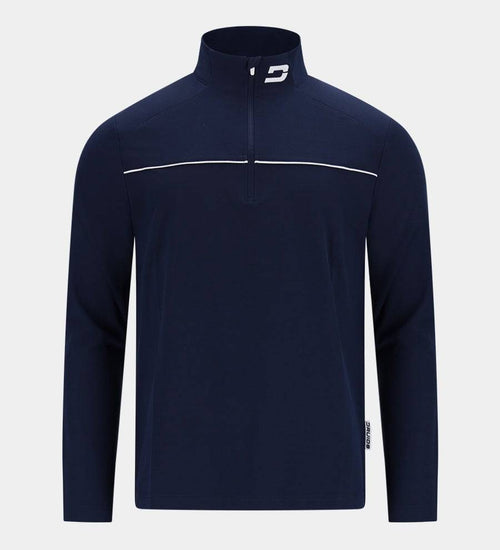 PIQUE MIDLAYER - NAVY