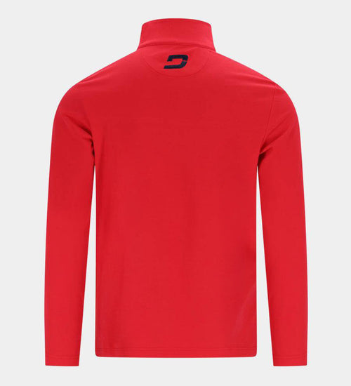 PIQUE MIDLAYER - RED