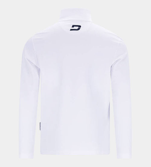 PIQUE MIDLAYER - WHITE