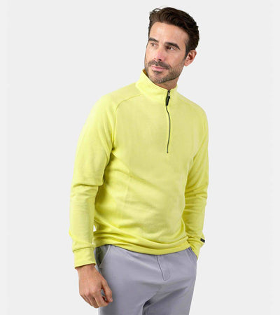 PLAYERS KNITTED MIDLAYER - LEMON