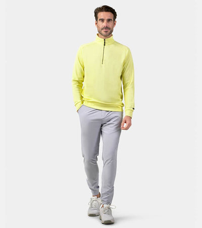 PLAYERS KNITTED MIDLAYER - LEMON