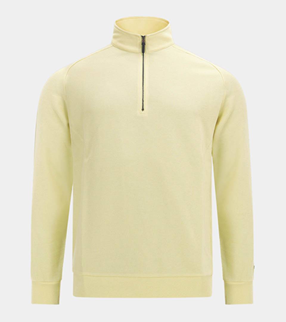 PLAYERS KNITTED MIDLAYER - LEMON