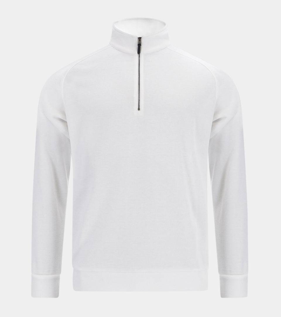 PLAYERS KNITTED MIDLAYER - WHITE