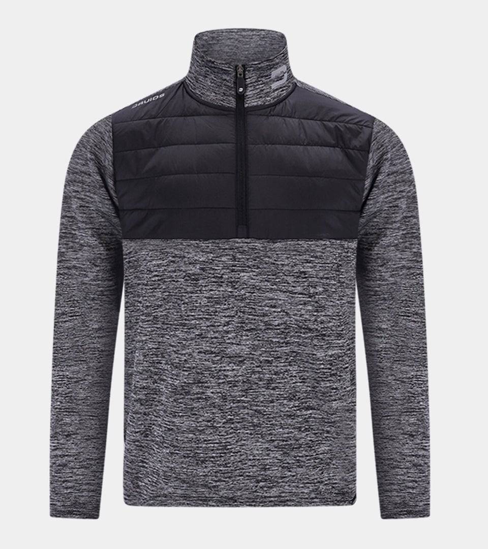 PRO TECH HYBRID MIDLAYER - BLACK