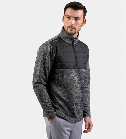 PRO TECH HYBRID MIDLAYER - BLACK