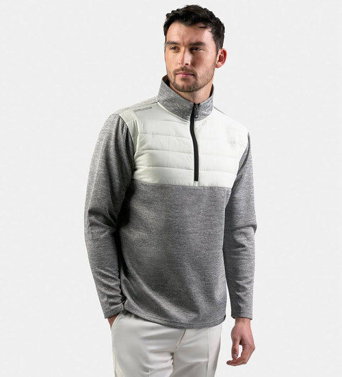 PRO TECH HYBRID MIDLAYER - GREY