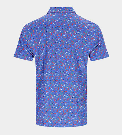 RETRO POLO - BLUE