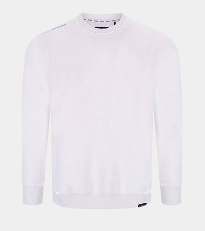 SIMPLE CREW SWEATSHIRT - WHITE