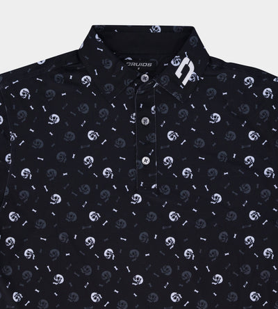 SKULLZ 2.0 POLO - BLACK