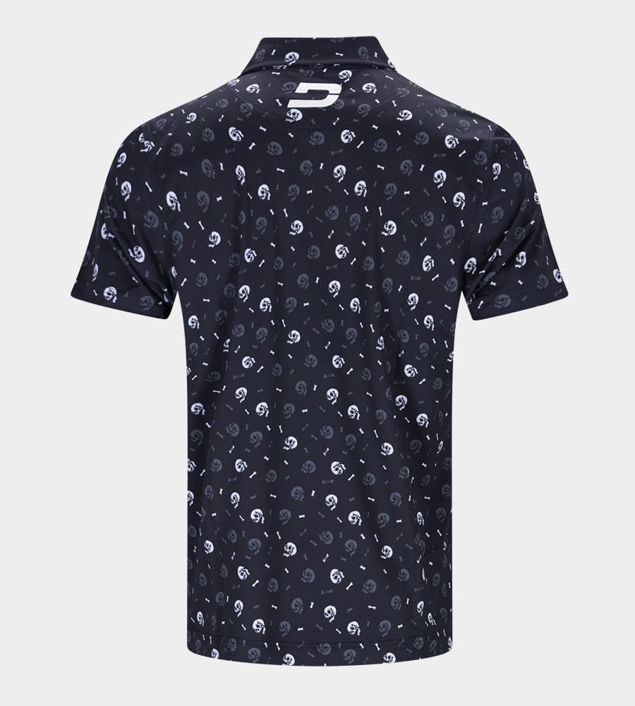 SKULLZ 2.0 POLO - BLACK