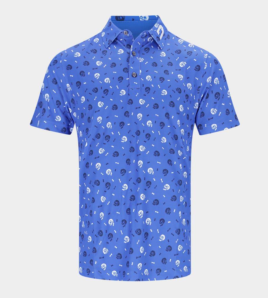 SKULLZ 2.0 POLO - BLUE