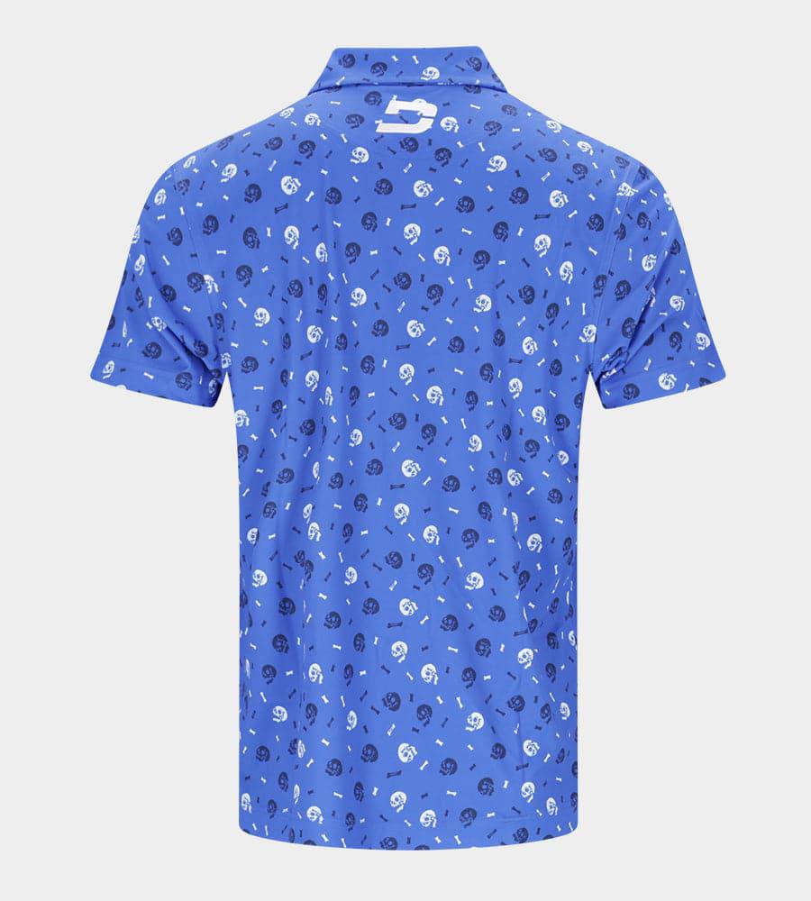 SKULLZ 2.0 POLO - BLUE