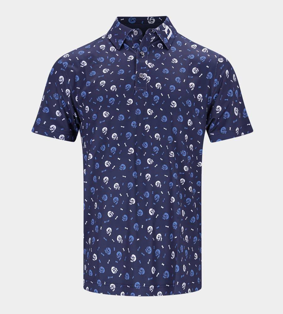 SKULLZ 2.0 POLO - NAVY