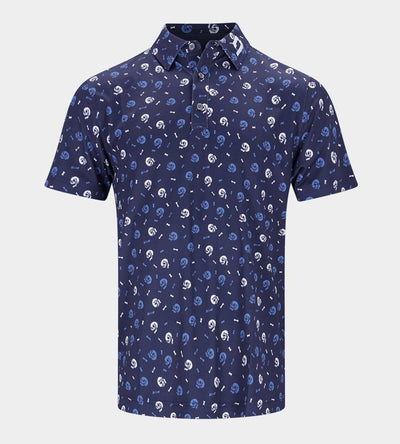 SKULLZ 2.0 POLO - NAVY