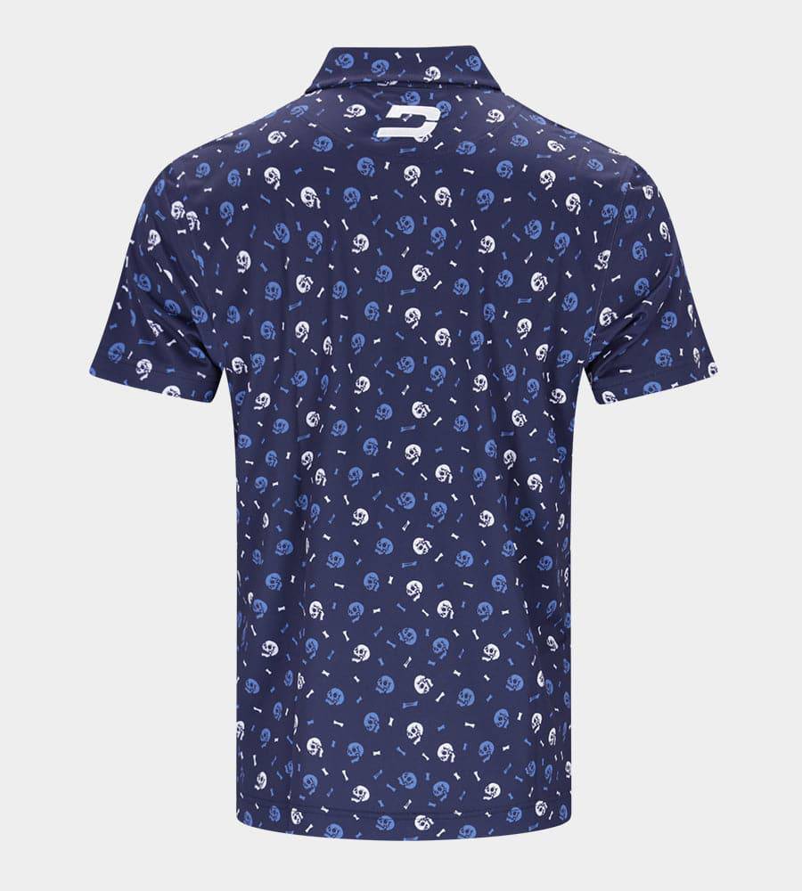 SKULLZ 2.0 POLO - NAVY