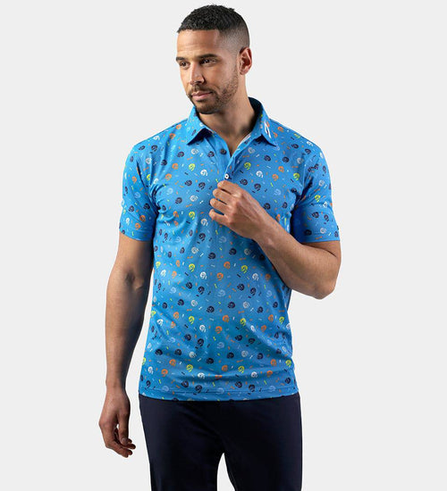 SKULLZ POLO - BLUE