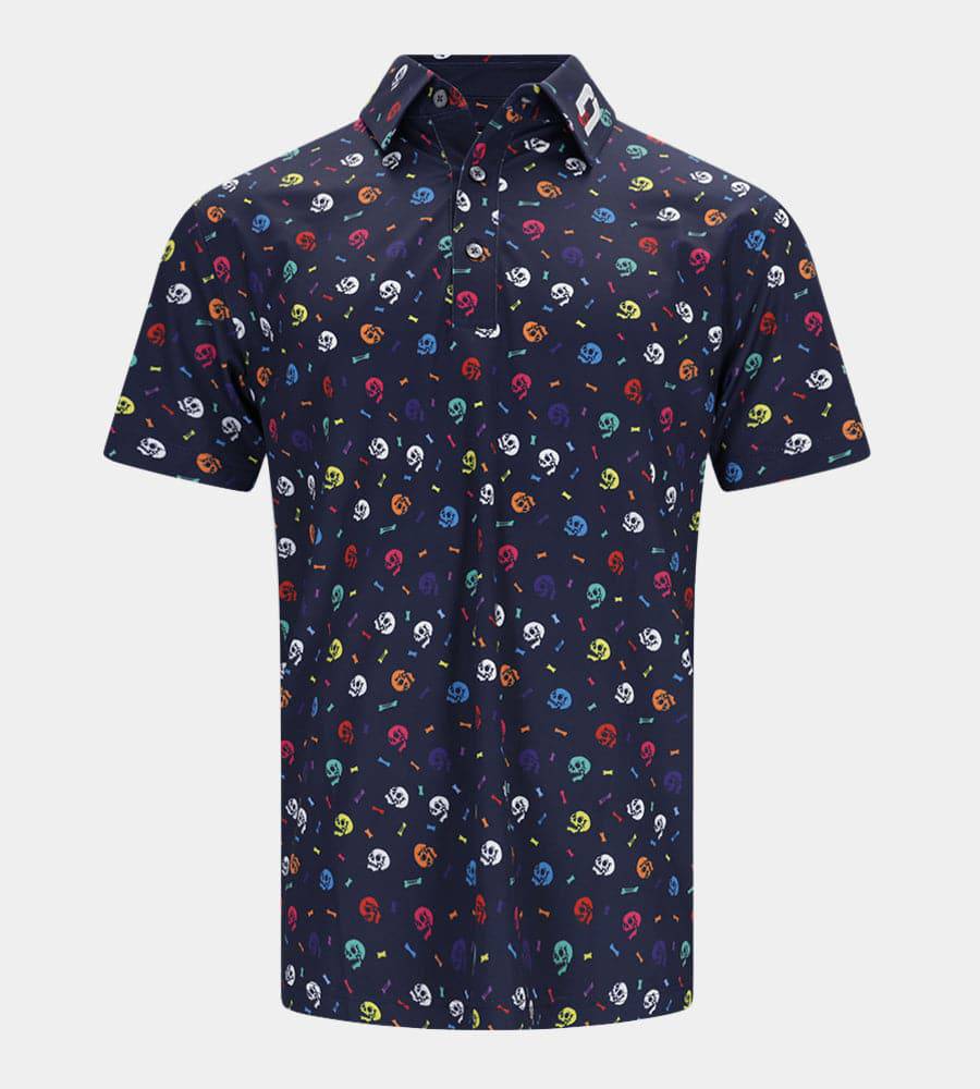 SKULLZ POLO - NAVY