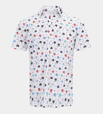 SKULLZ POLO - WHITE