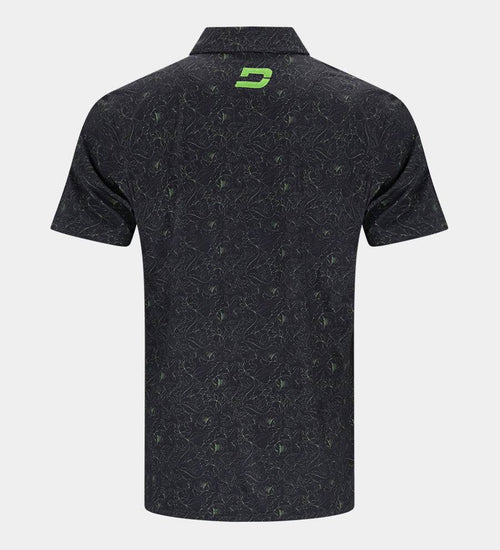 TAILORED POLO - BLACK / LIME