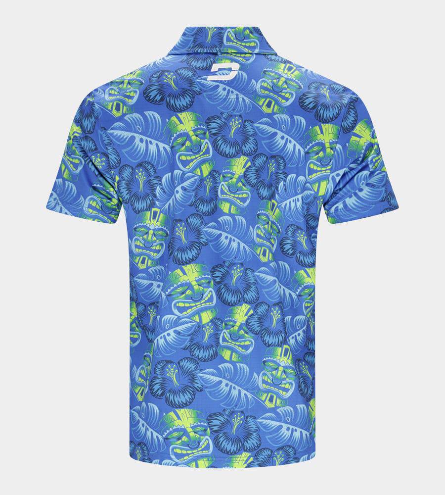 TIKI POLO - BLUE / LIME