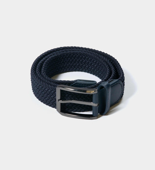 TOUR WEBBED BELT - NAVY