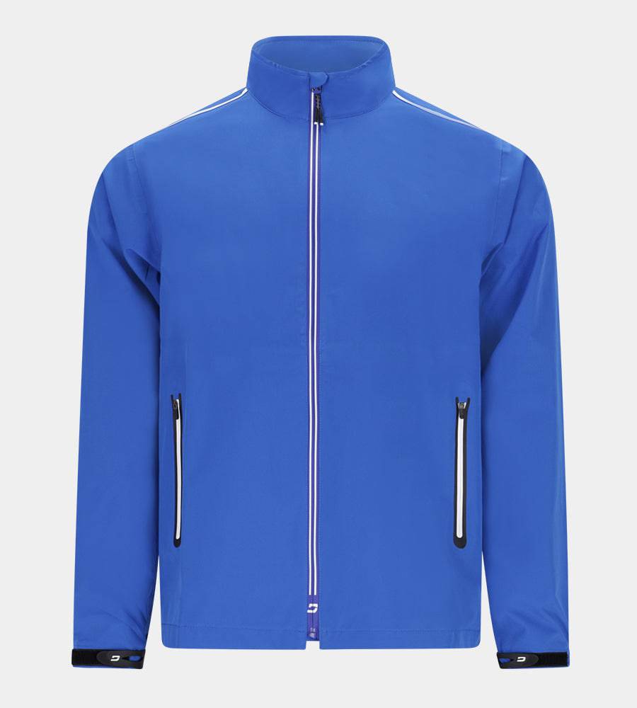 TWIN STRIPE RAIN JACKET - BLUE