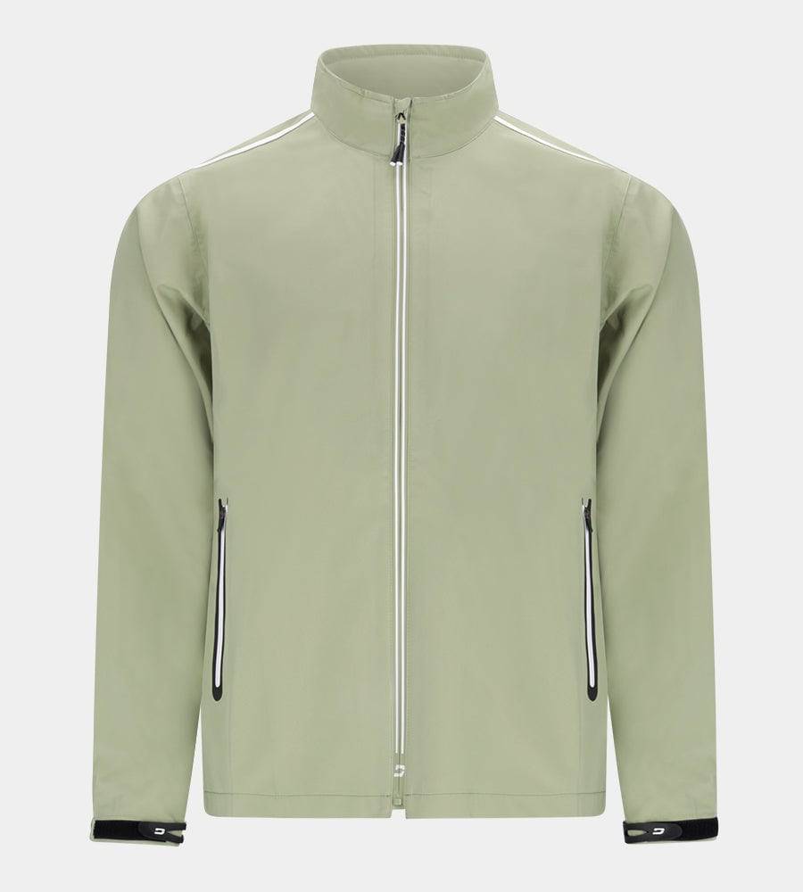 TWIN STRIPE RAIN JACKET - KHAKI