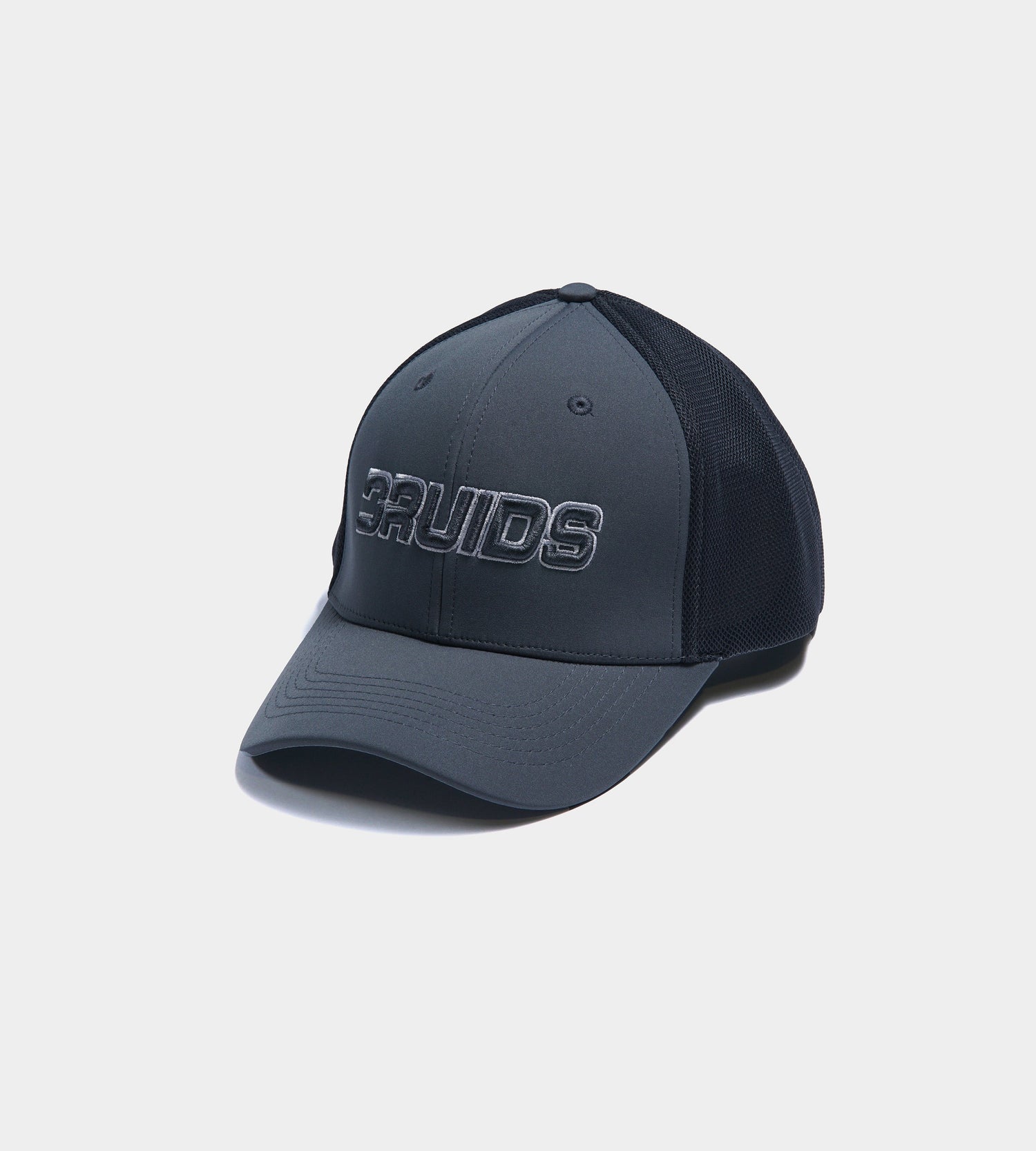 OUTLINE FITTED TRUCKER CAP - GREY - DRUIDS