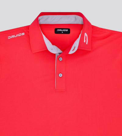 LONG SLEEVE TOUR POLO RED